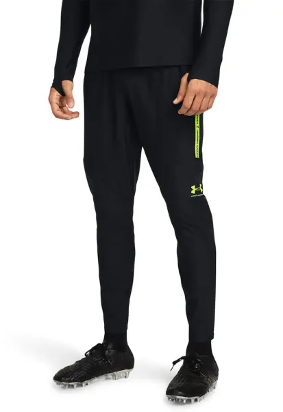 Pantaloni cu buzunare laterale pentru fotbal Challenger Pro - Negru