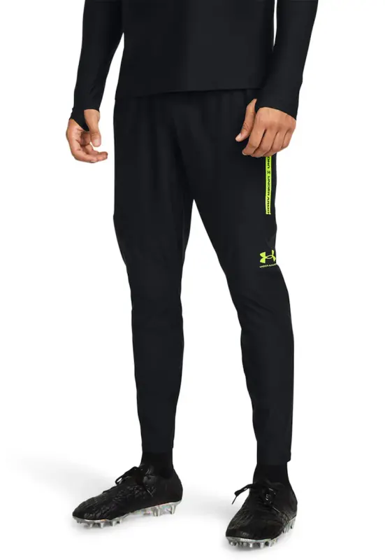 Pantaloni cu buzunare laterale pentru fotbal Challenger Pro - Negru