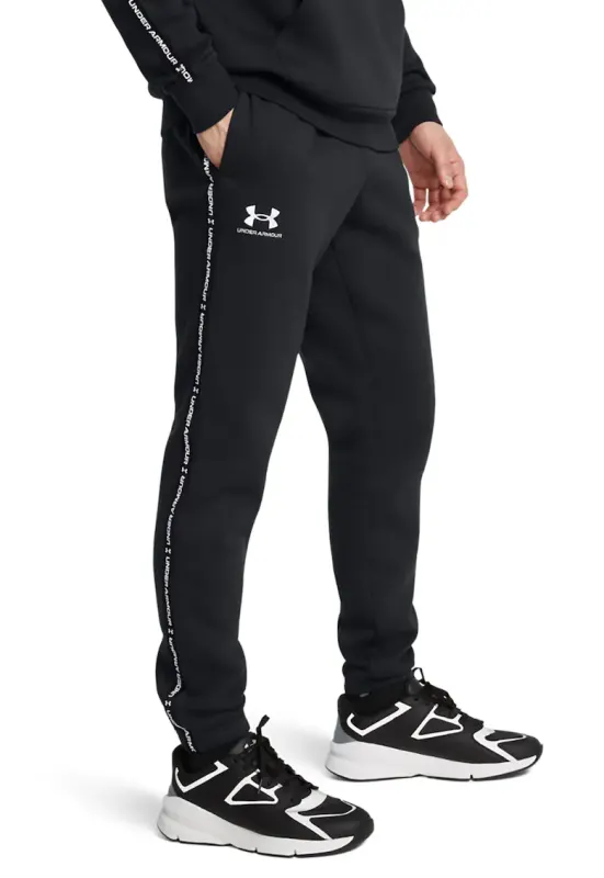 Pantaloni cu snur pentru fitness Icon - Negru