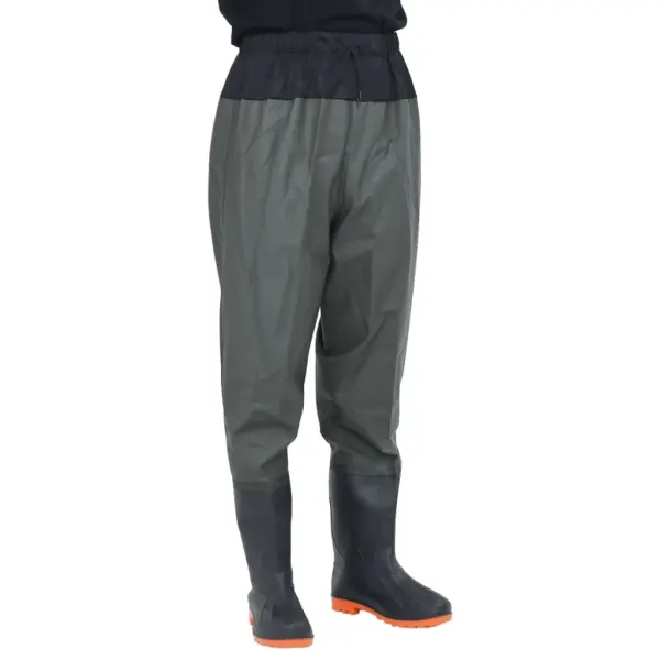 Pantaloni cu talie inalta cu cizme, verde inchis, marimea