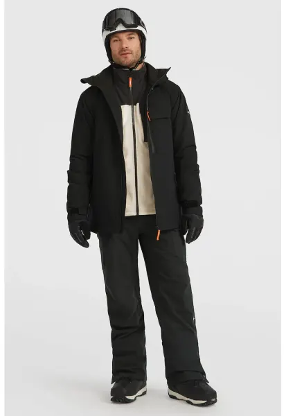 Pantaloni cu talie medie - pentru schi FWC'Peak - Negru