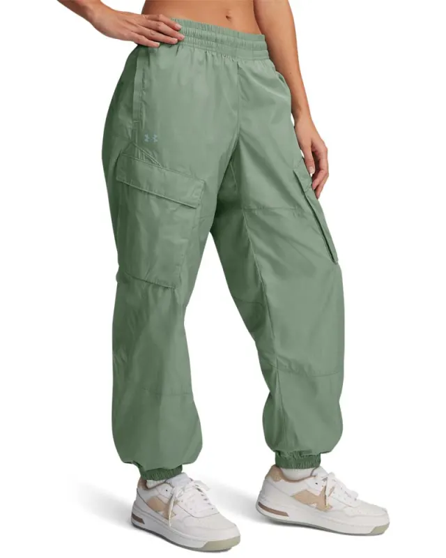 Pantaloni Dama UNSTOPPABLE WOVEN SHEEN CARGO Under Armour