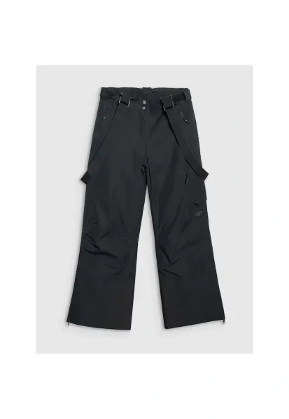Pantaloni de schi -  membrana 8000 - negru - poliester - pentru fete