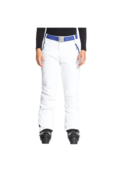 Pantaloni de schi pentru femei -  Poliester - Albqwdfxzg - Alb