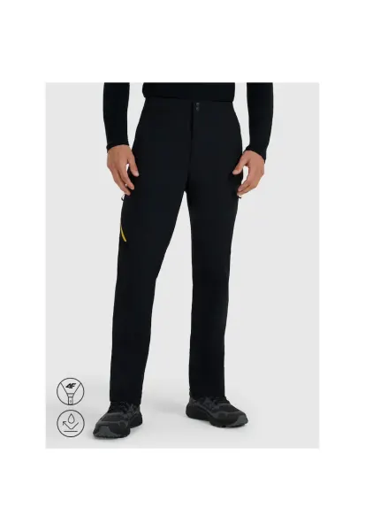 Pantaloni de trekking barbati  poliester - negru