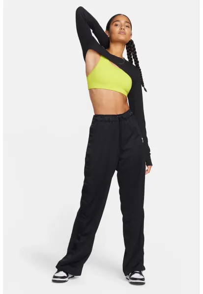 Pantaloni de trening ampli cu snur Air - Negru