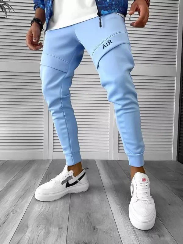 Pantaloni de trening bleu conici 12360 I3-3.3