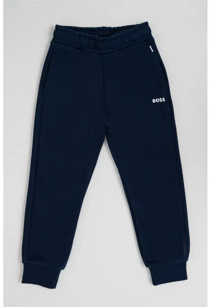 Pantaloni de trening conici cu buzunare - Bleumarin