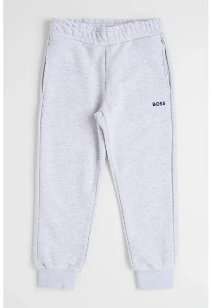 Pantaloni de trening conici cu buzunare - Gri deschis melange