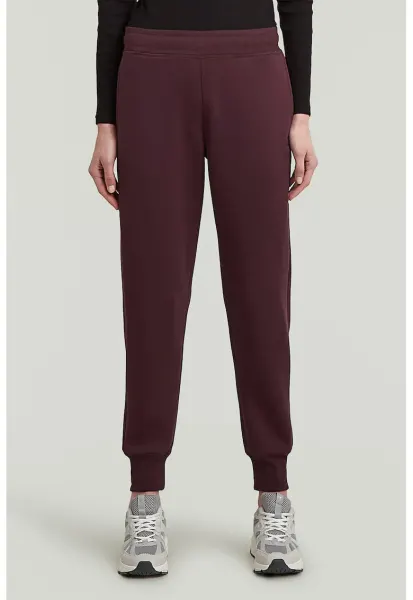 Pantaloni de trening conici Premium Core - Maro cognac