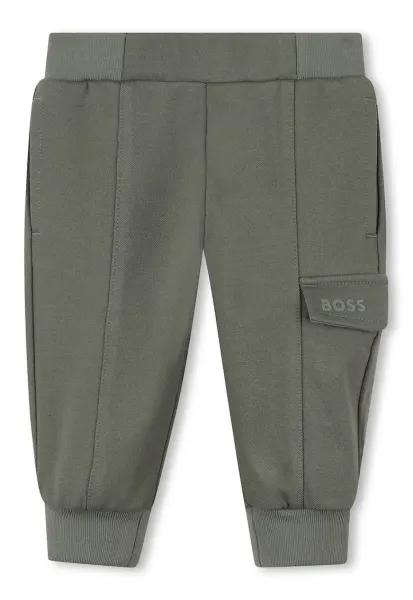 Pantaloni de trening cu buzunar cu clapa - Kaki
