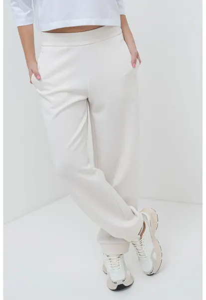 Pantaloni de trening cu buzunare laterale - Bej deschis