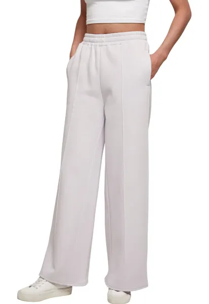 Pantaloni de trening cu croiala ampla - Alb murdar