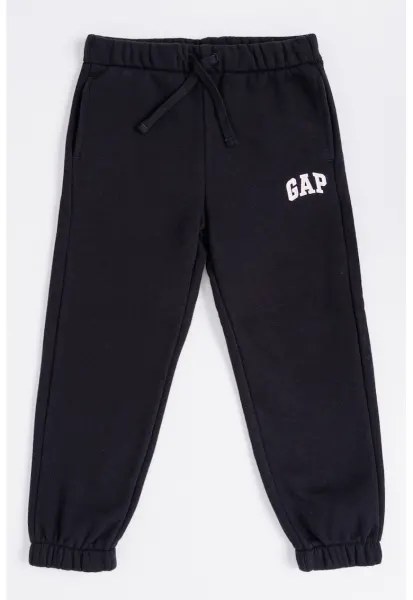 Pantaloni de trening cu croiala relaxed fit si talie ajustabila - Negru stins