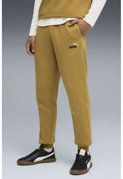 Pantaloni de trening cu detaliu logo ESS 2 - Galben inchis