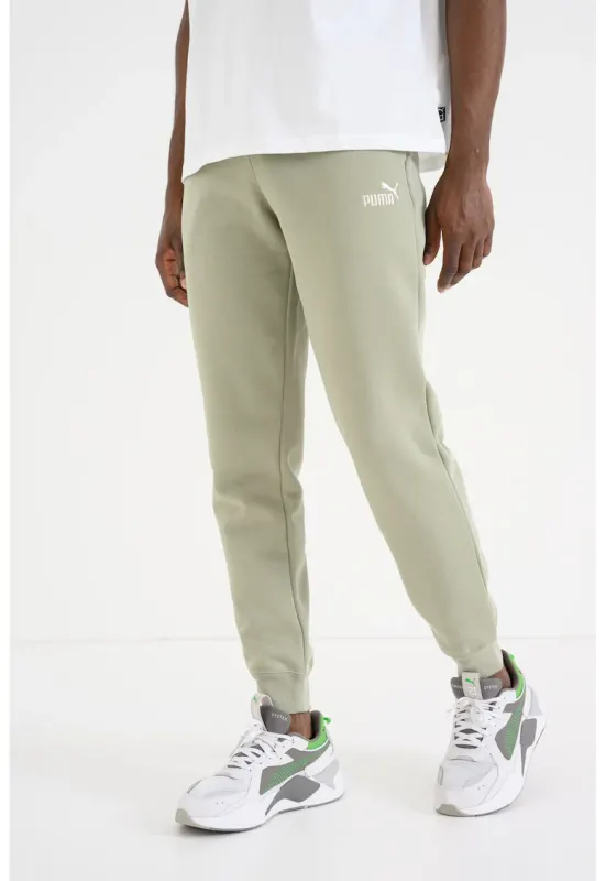 Pantaloni de trening cu detaliu logo ESS 2 - Verde deschis