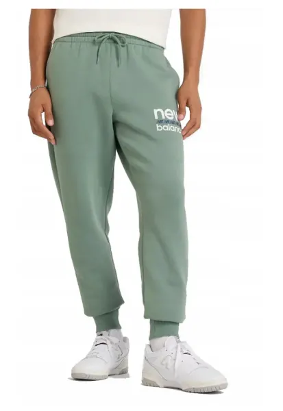 Pantaloni de trening cu imprimeu logo pe picior - Verde