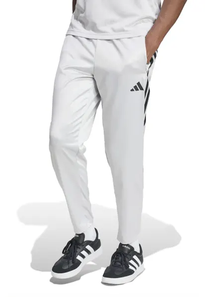 Pantaloni de trening cu logo si buzunare laterale - Negru/Gri deschis