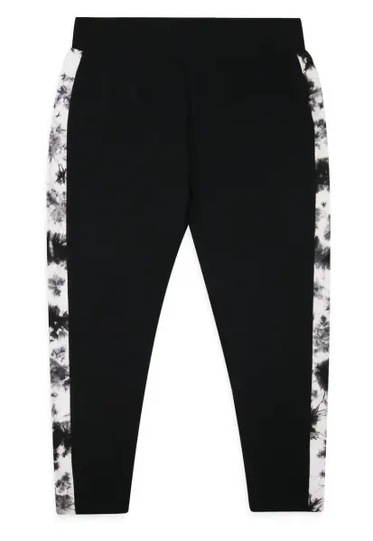 Pantaloni de trening cu talie elastica - Negru