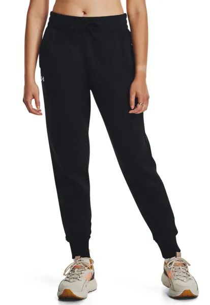 Pantaloni de trening cu talie medie Rival - Negru