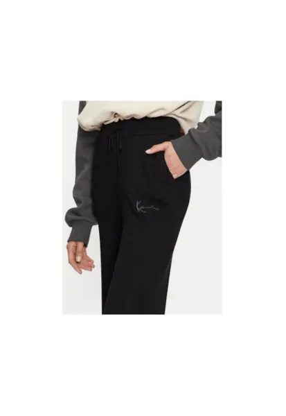 Pantaloni de trening dama 61030022 - Viscoza/Poliamida - Negru - Negru
