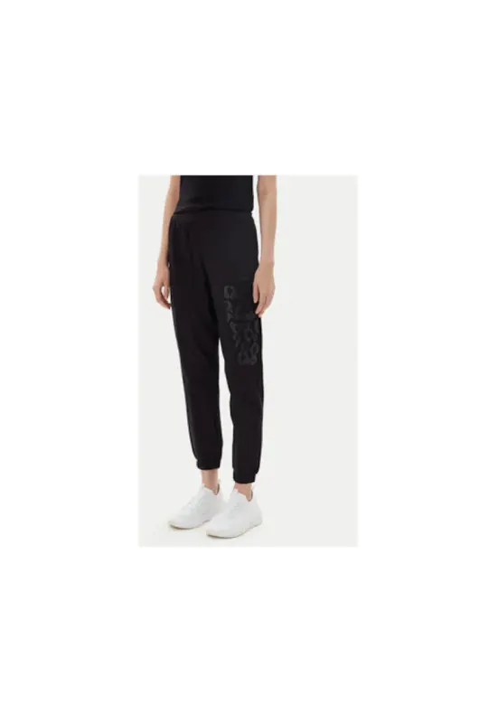 Pantaloni de trening dama  Emporio Armani - 7W000480 AF13135 - Bumbac/Elastan - Negru - Negru