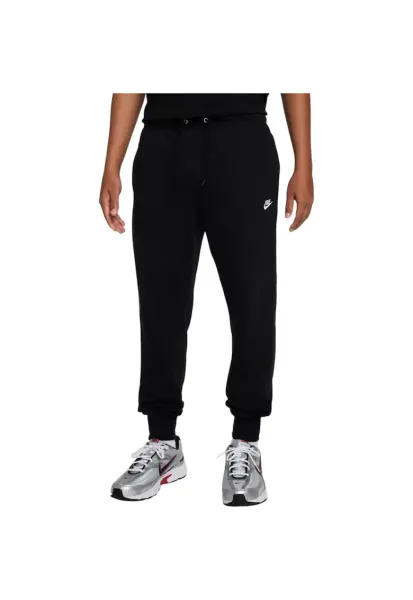 Pantaloni de trening din amestec de bumbac cu logo - Negru