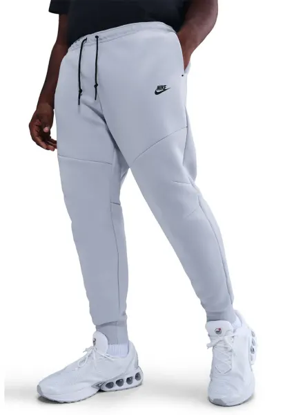 Pantaloni de trening din amestec de bumbac cu talie ajustabilia - Alb murdar
