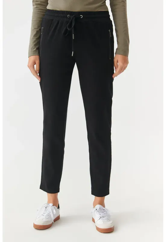 Pantaloni de trening din amestec de bumbac Saziri - Negru