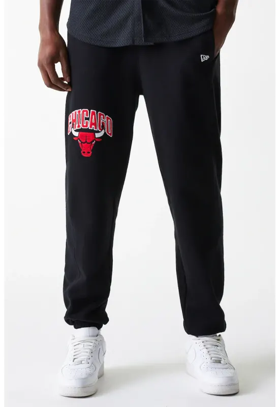 Pantaloni de trening din bumbac NBA Chicago Bulls - Rosu/Negru