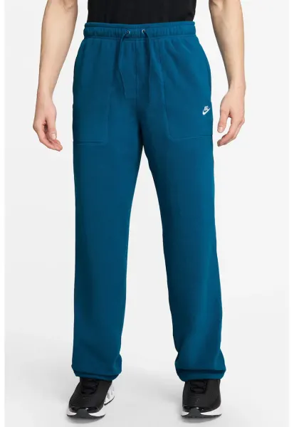 Pantaloni de trening din material fleece cu talie ajustabila Club - Verde persan