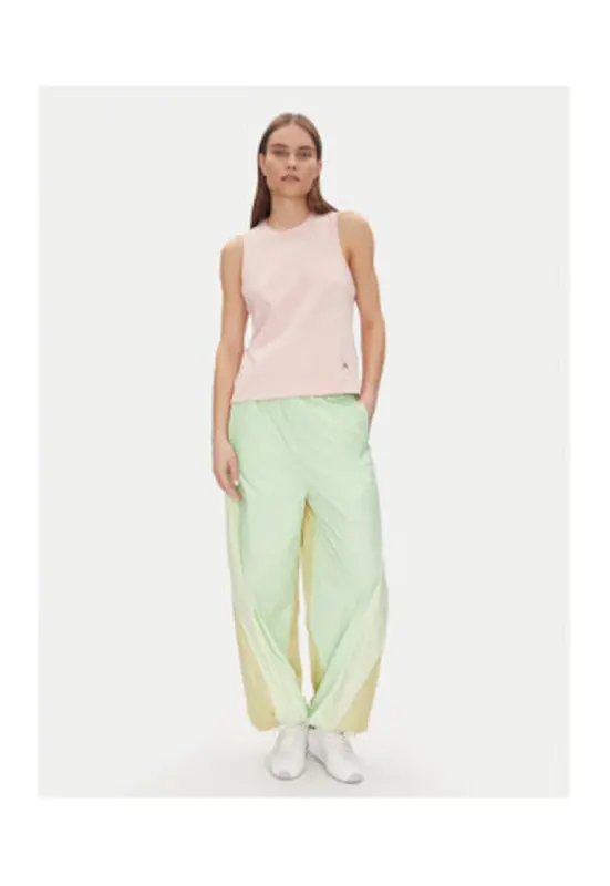 Pantaloni de trening din nailon cu croiala ampla