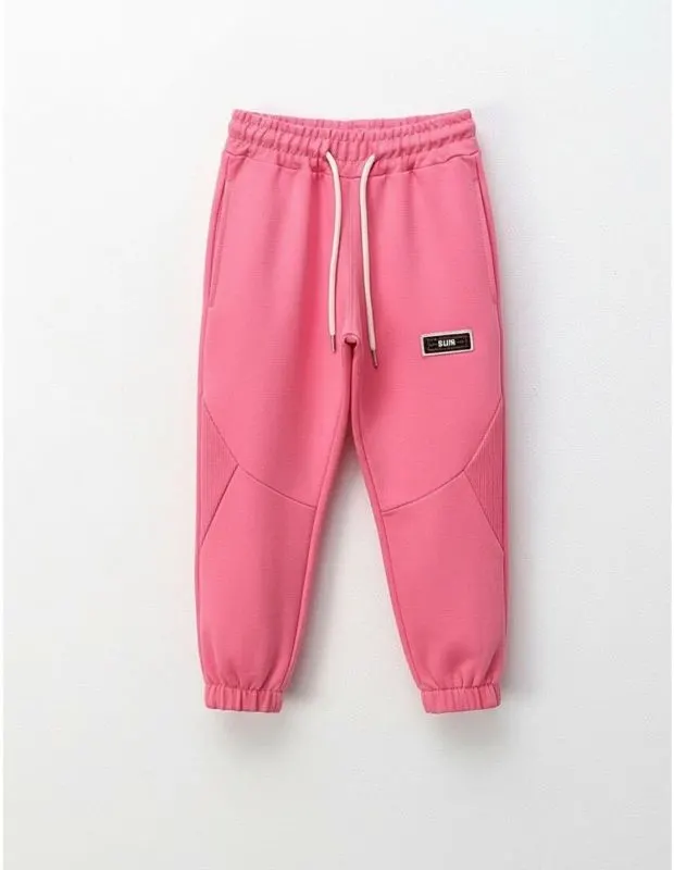 Pantaloni de trening Fashion Girl, roz