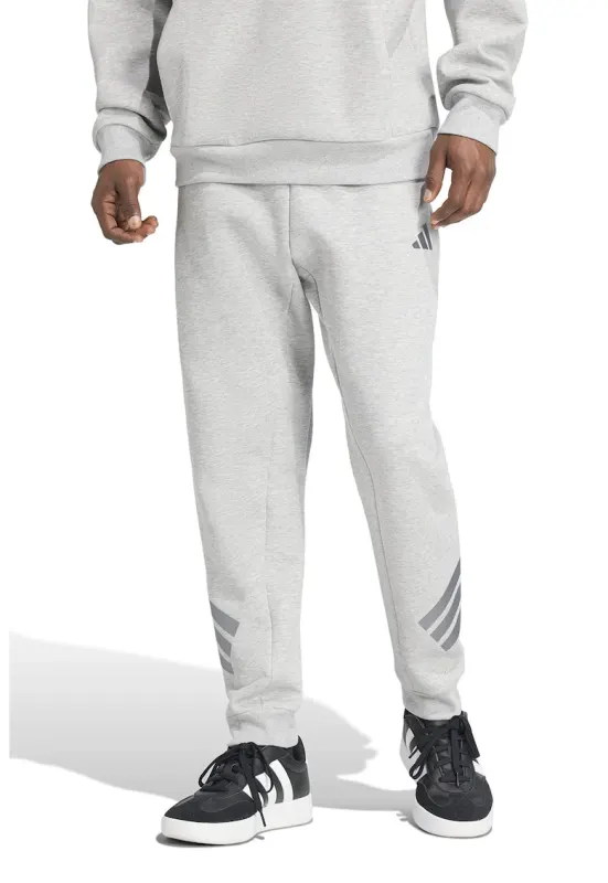 Pantaloni de trening regular fit cu logo - Gri deschis melange