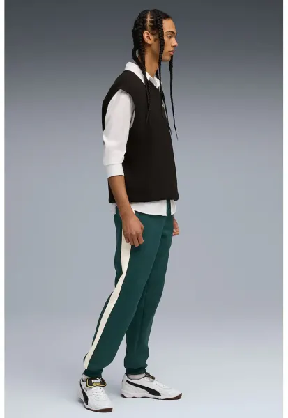 Pantaloni de trening relaxed-fit Always - Verde englez/Crem