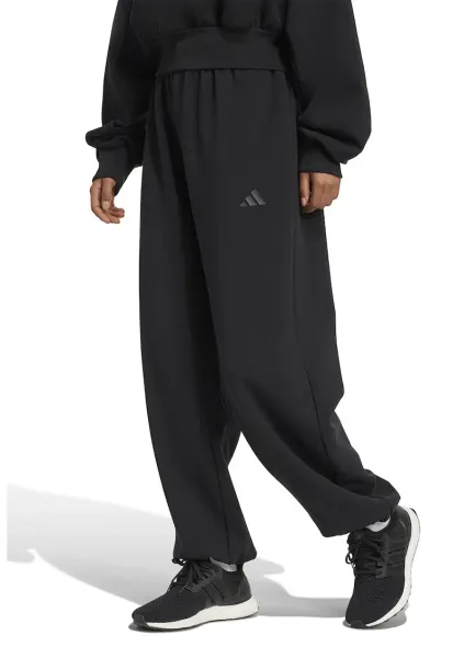 Pantaloni de trening relaxed fit Soft Lux - Negru