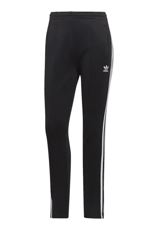 Pantaloni de trening slim fit Adicolor - Alb/Negru