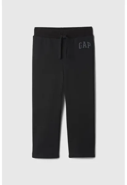 Pantaloni drepti de trening - Negru