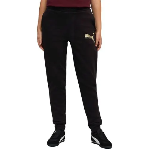 Pantaloni femei Puma Ess Metallic Sweatpants Fl 68499851