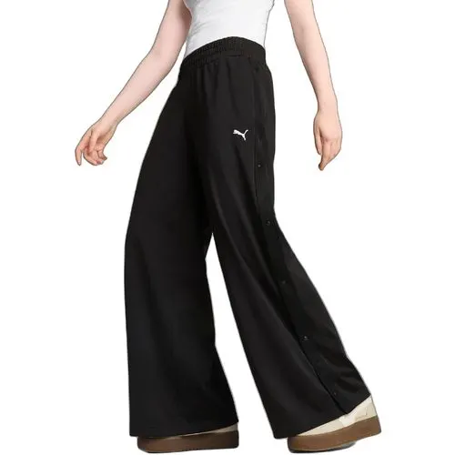 Pantaloni femei Puma Wardrobe Ess Low Rise Popper Pants 62980401