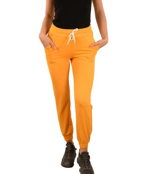 Pantaloni galbeni pentru dama - cod 45462
