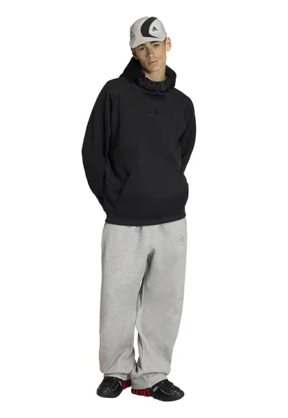 Pantaloni lejeri de trening cu buzunare - Gri melange