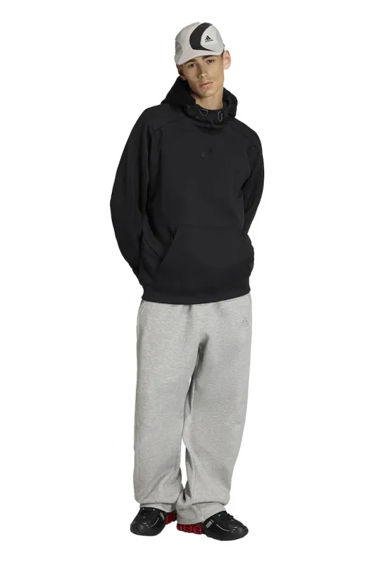 Pantaloni lejeri de trening cu buzunare - Gri melange