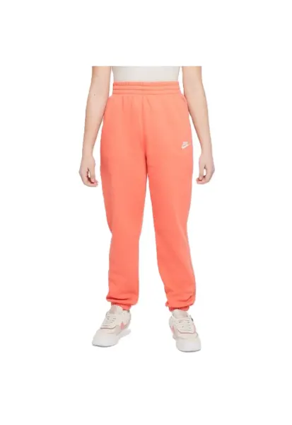 Pantaloni pentru Fete - g nsw club flc loose pant lbr - FD2933-814 - Roz - Roz