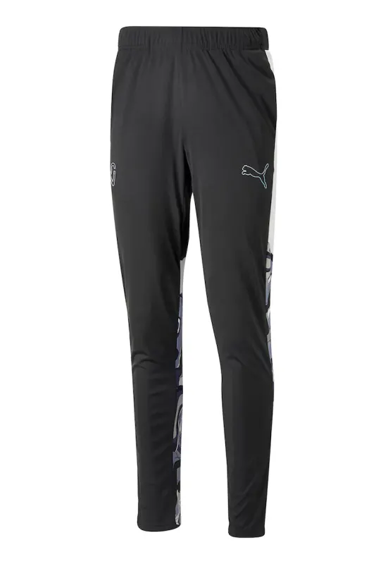 Pantaloni pentru fotbal Neymar JR - Alb/Negru/Albastru