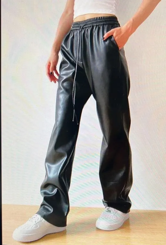 Pantaloni piele eco en gros