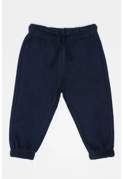 Pantaloni regular fit de trening cu snur - Albastru ultramarin