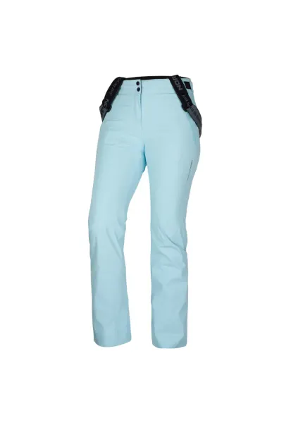 Pantaloni schi 10K/10K cu bretele dama Tamera - Albastru deschis