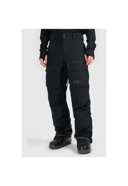 Pantaloni schi barbati -  poliester - negru
