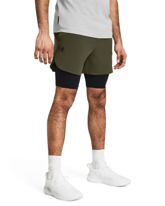 Pantaloni scurti Barbati PEAK WOVEN 2IN1 STS Under Armour